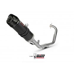 COMPLETE EXHAUST SYSTEM MIVV GP YAMAHA YZF-R 125 2008-2013, DEKAT BLACK/CARBON