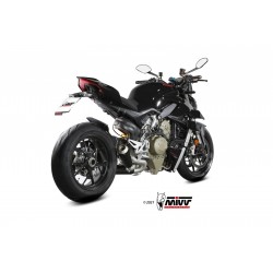 PAIR OF MIVV HEXAUST DUCATI STREETFIGHTER V4 2020, NOT APPROVED BLACK