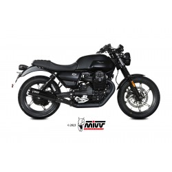 COPPIA TERMINALI MIVV HR-1 MOTO GUZZI V7 STONE 850 2021-2024, DEKAT BLACK