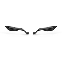 PAIR OF REAR VIEW MIRRORS RIZOMA STEALTH MAX DUCATI SCRAMBLER 1100 SPECIAL 2018-2019, BLACK