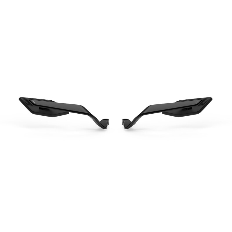 PAIR OF REAR VIEW MIRRORS RIZOMA STEALTH MAX DUCATI SCRAMBLER 1100 SPECIAL 2018-2019, BLACK