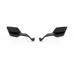 PAIR OF REAR VIEW MIRRORS RIZOMA STEALTH MAX DUCATI SCRAMBLER 1100 SPECIAL 2018-2019, BLACK