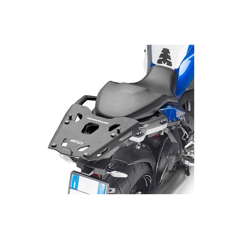 SPEZIFISCHER TOPCASE TRÄGER GIVI SRA5138 IN ALUMINIO FÜR TOPCASE MONOKEY BMW S 1000 XR 2024-2025, SCHWARZ