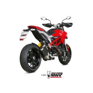 PAIR OF MIVV HEXAUST MK3 DUCATI HYPERMOTARD 939 2016-2018, NOT APPROVED CARBON