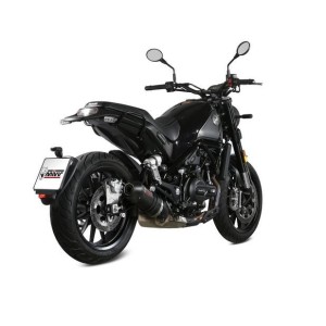 TERMINALE MIVV OVALE BENELLI LEONCINO 500 2021-2024, OMOLOGATO CARBONIO