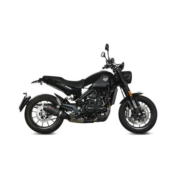 TERMINALE MIVV OVALE BENELLI LEONCINO 500 2021-2024, OMOLOGATO CARBONIO
