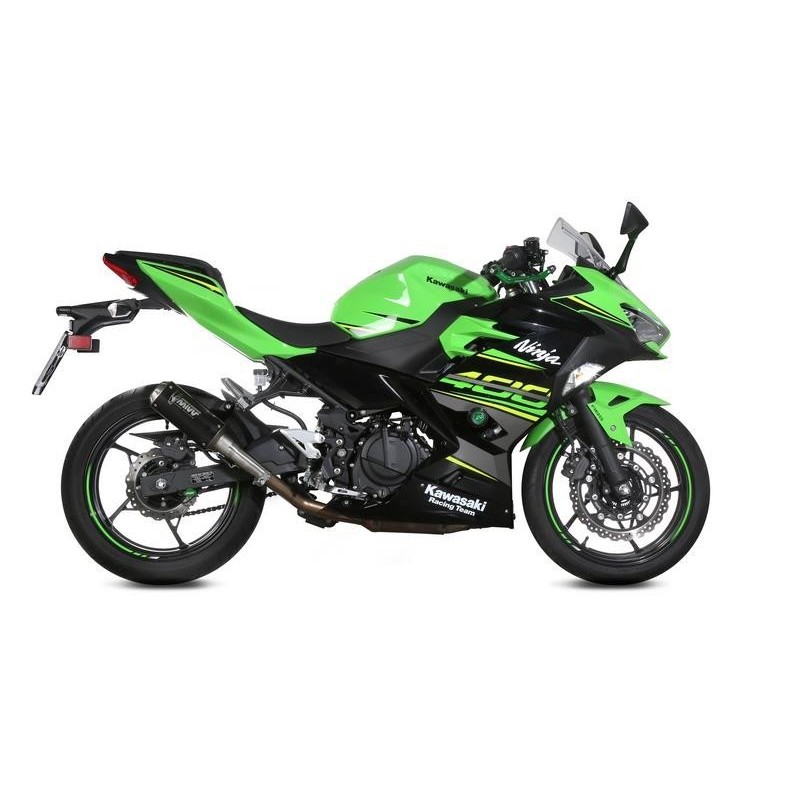 TERMINALE MIVV MK3 KAWASAKI NINJA 400 2023, NON OMOLOGATO BLACK