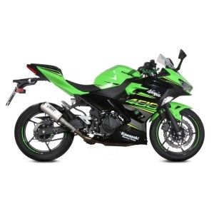 TERMINALE MIVV MK3 KAWASAKI NINJA 400 2023, NON OMOLOGATO ACCIAIO