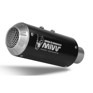 EXHAUST MIVV MK3 KAWASAKI Z 400 2023, NOT APPROVED BLACK