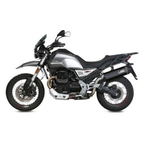 EXHAUST MIVV SPEED EDGE MOTO GUZZI V85 TT 2021-2023 (EURO 5), APPROVED BLACK/CARBON