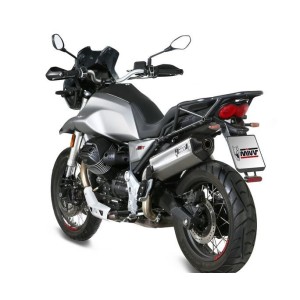 TERMINALE MIVV SPEED EDGE MOTO GUZZI V85 TT 2021-2023 (EURO 5), OMOLOGATO ACCIAIO/CARBONIO