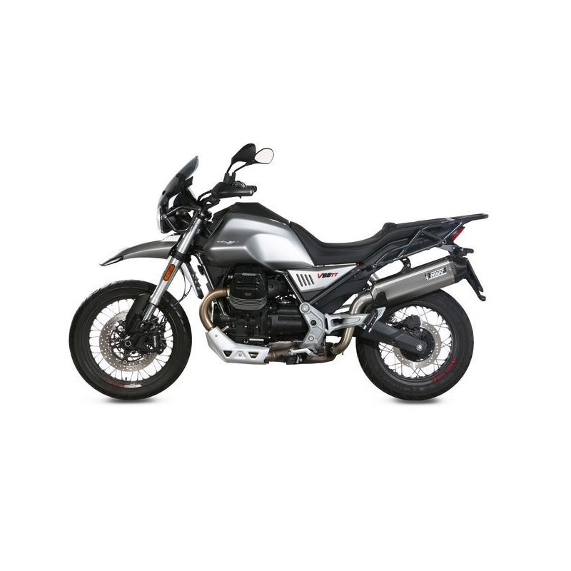 EXHAUST MIVV SPEED EDGE MOTO GUZZI V85 TT 2021-2023 (EURO 5), APPROVED STEEL/CARBON