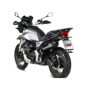 EXHAUST MIVV OVAL MOTO GUZZI V85 TT 2021-2023 (EURO 5), APPROVED CARBON