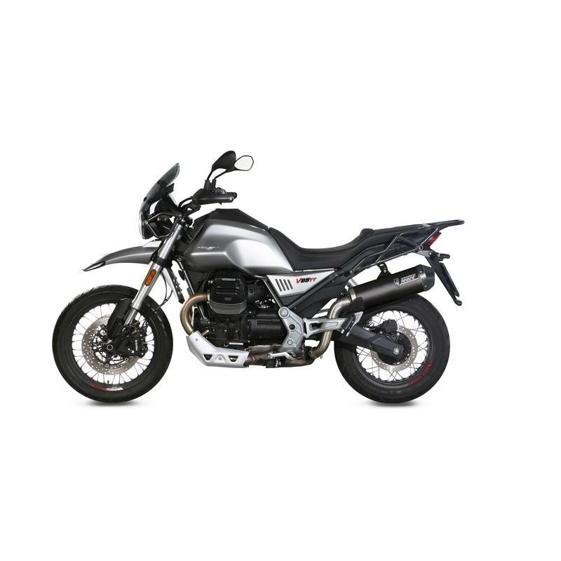 EXHAUST MIVV OVAL MOTO GUZZI V85 TT 2021-2023 (EURO 5), APPROVED CARBON