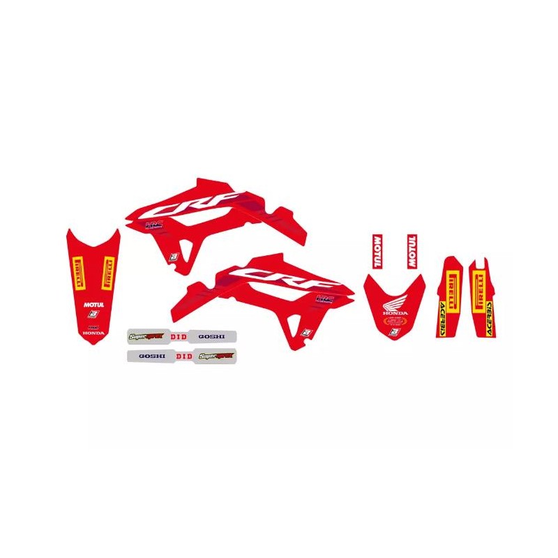 KIT DE ADHESIVOS BLACKBIRD REPLICA TEAM HONDA HRC HONDA CRF 250 R 2022-2024