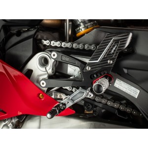 JUEGOS TRASEROS REGULABLES ESTRIBERAS ARTICULADAS LIGHTECH R-VERSION DUCATI PANIGALE V4 2025 (NORMAL/INVERTIDA)