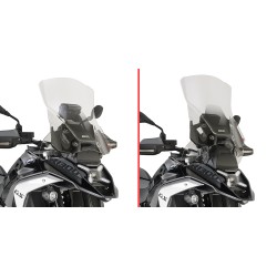 CUPOLINO GIVI TOURING BMW R 1300 GS ADVENTURE 2025, TRASPARENTE