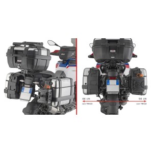 SPEZIFISCHER STAHLROHR-SEITENKOFFERTRÄGE GIVI PL ONE-FIT MONOKEY BMW R 1300 GS ADVENTURE 2025