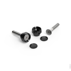 RIZOMA-ABDECKUNG FÜR ORIGINAL-HANDSCHUTZSCHRAUBEN BMW R 1300 GS 2024-2025, SCHWARZ