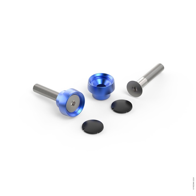 RIZOMA TAPA TORNILLOS PARAMANOS ORIGINALES BMW R 1300 GS 2024-2025 AZUL