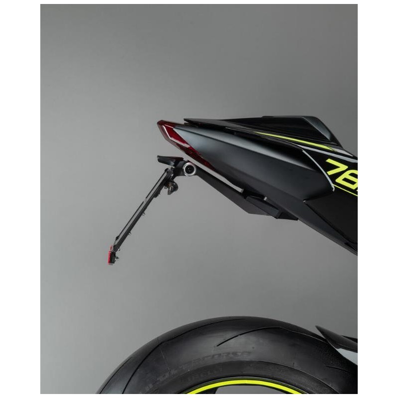KIT LIGHTECH LICENSE PLATE HOLDER TRIUMPH STREET TRIPLE 765 RS 2023-2025, ADJUSTABLE