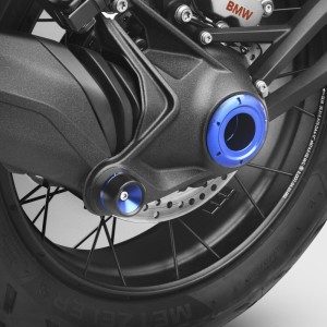 RIZOMA CARDAN PROTECTION KIT AND REAR WHEEL HUB CAP BMW R 1300 GS 2023-2025, BLUE