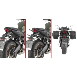 CHASIS GIVI REMOVE-X TR6709 DE FIJACION RAPIDA PARA ALFORJAS BLANDAS LATERALES HONDA CB 650 R 2021-2023