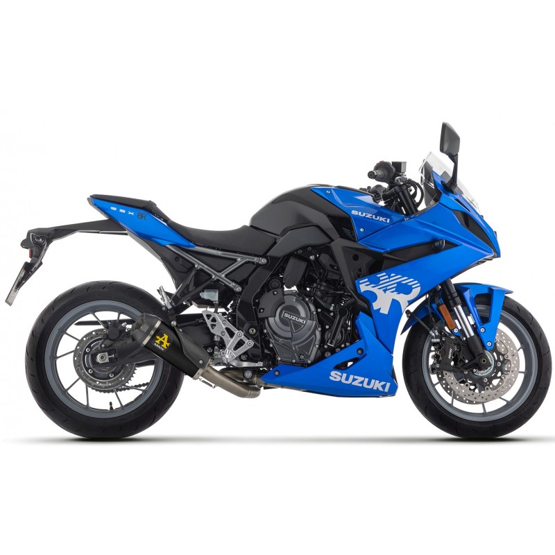ARROW WORKS FULL EXHAUST SYSTEM SUZUKI GSX-8R 2024-2025 (EURO 5+), DARK STEEL/CARBON, CATALYTIC