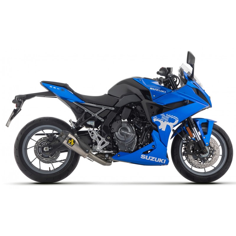 IMPIANTO DI SCARICO COMPLETO ARROW WORKS SUZUKI GSX-8R 2024-2025 (EURO 5+), TITANIO/CARBONIO, CATALIZZATO