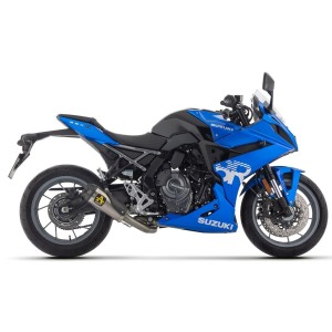 IMPIANTO DI SCARICO COMPLETO ARROW WORKS SUZUKI GSX-8S 2024 (EURO 5+), TITANIO/CARBONIO, CATALIZZATO
