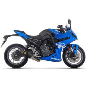 IMPIANTO DI SCARICO COMPLETO ARROW WORKS SUZUKI GSX-8S 2024 (EURO 5+), ACCIAIO DARK/CARBONIO, CATALIZZATO