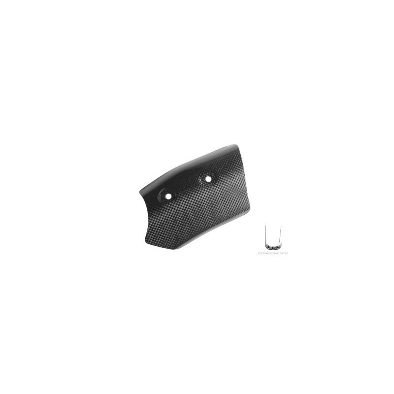 PARACALORE TUBO DI SCARICO IN FIBRA DI CARBONIO DUCATI STREETFIGHTER 848 S 2011-2013