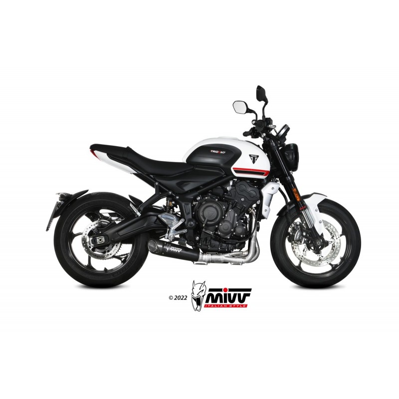 COMPLETE EXHAUST SYSTEM MIVV X-M5 TRIUMPH TRIDENT 660 2021-2024 , BLACK