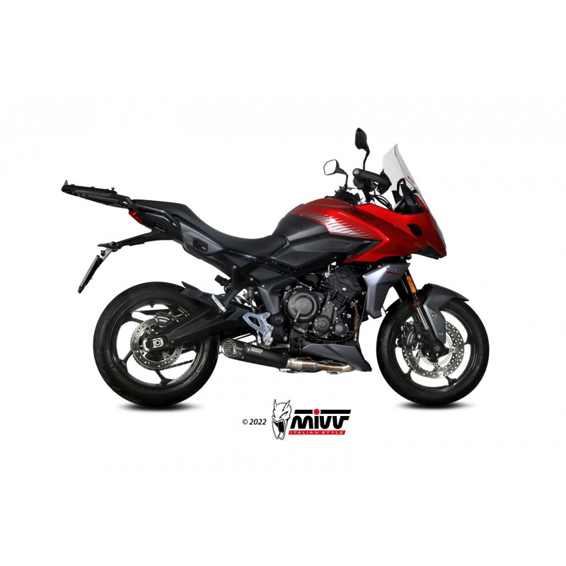 IMPIANTO DI SCARICO COMPLETO MIVV X-M5 TRIUMPH TIGER SPORT 660 2022-2024, BLACK