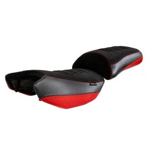 ISOTTA COMFORT RIDER SEAT WITH PROSTATIC CHANNEL BENELLI TRK 502 2021-2024, RED