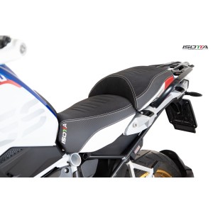 ISOTTA RIDER SEAT BMW R 1200 GS 2013-2018, WHITE/RED/BLUE