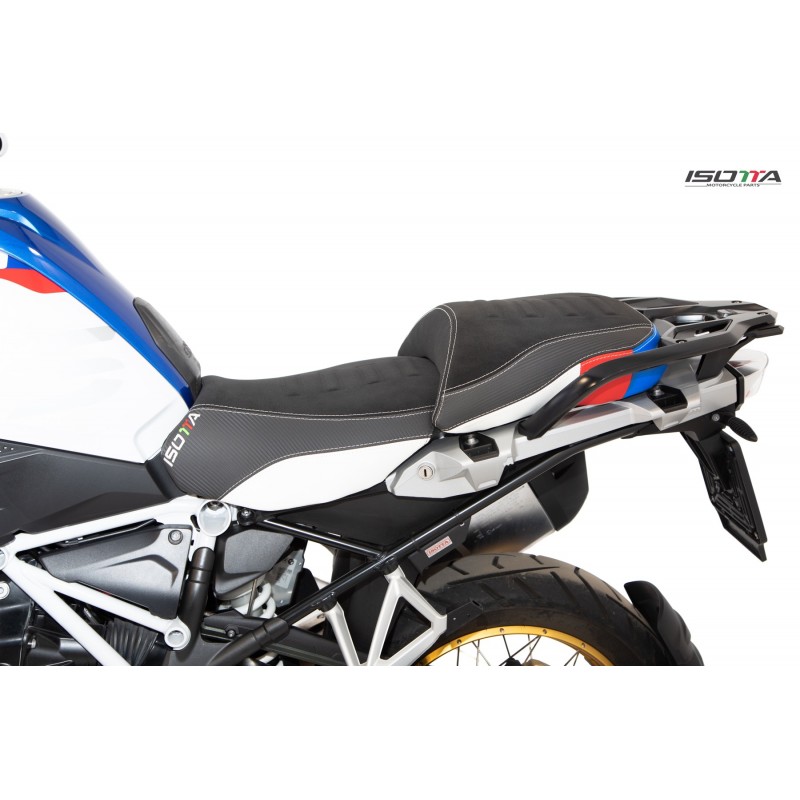 ISOTTA RIDER SEAT BMW R 1250 GS 2018-2020, WHITE/RED/BLUE