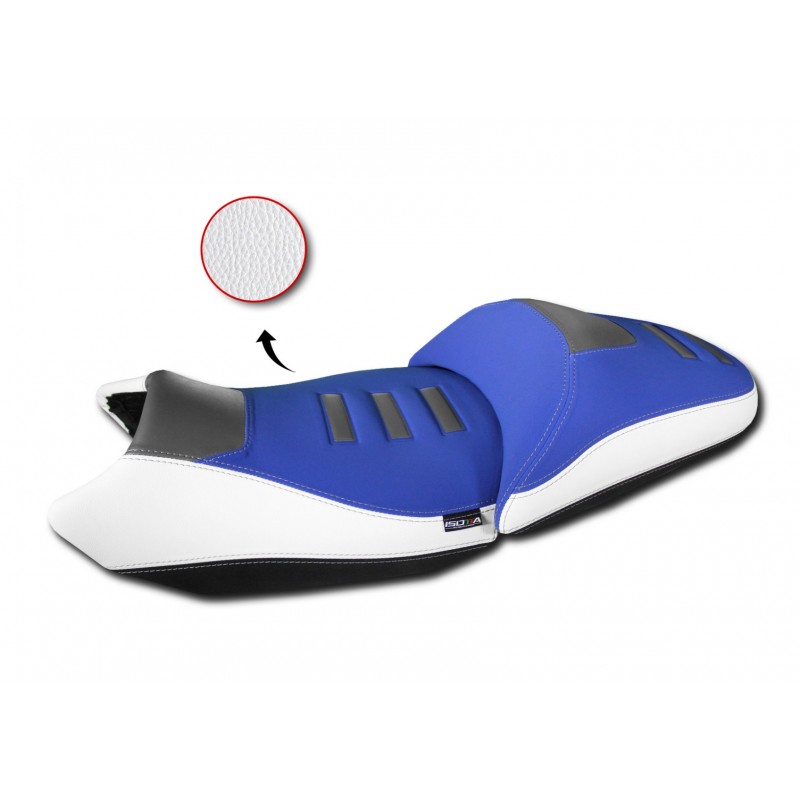 SELLA PILOTA ISOTTA RIBASSATA -2,5 cm CON CANALE PROSTATICO BMW R 1300 GS 2023-2025, BLU