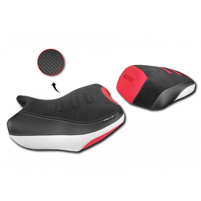 ISOTTA RAISED SEAT +2 cm BENELLI TRK 702 2023-2024, RED