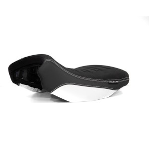 ISOTTA LOWERED RIDER SEAT -3 cm BMW R 1250 GS 2018-2020, WHITE/RED/BLUE