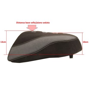 ISOTTA PASSENGER SEAT BMW R 1250 GS 2018-2020, WHITE/RED/BLUE