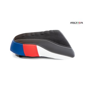 SELLA PASSEGGERO ISOTTA BMW R 1250 GS 2021-2024, BIANCA/ROSSA/BLU