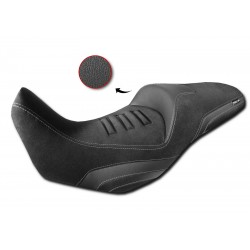 ISOTTA COMFORT LOWERED SEAT -2,5 cm WITH PROSTATIC CHANNEL HONDA CB 500 X 2016-2018, TRIPLE BLACK