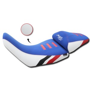 SELLA PASSEGGERO ISOTTA COMFORT HONDA AFRICA TWIN 1100 ADVENTURE SPORTS 2022-2023, BLU E BIANCO