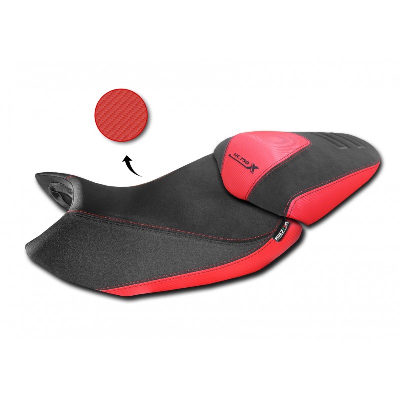 SELLA PASSEGGERO ISOTTA COMFORT HONDA NC 750 X 2021-2024, ROSSO