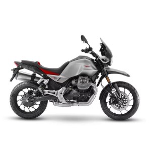 ISOTTA COMFORT SEAT COVER MOTO GUZZI V85 TT 2019-2020, BLACK WITH RED DETAILS 1