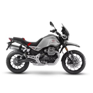 RIVESTIMENTO SELLA ISOTTA COMFORT MOTO GUZZI V85 TT 2019-2020, NERO CON PARTICOLARI ROSSI 2