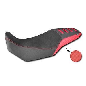 ISOTTA COMFORT SEAT COVER HONDA TRANSALP 750 2023-2024, BLACK AND RED