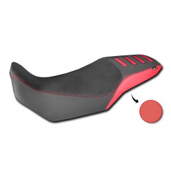 RIVESTIMENTO SELLA ISOTTA COMFORT HONDA TRANSALP 750 2023-2024, NERO E ROSSO