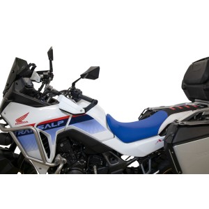 RIVESTIMENTO SELLA ISOTTA HONDA TRANSALP 750 2023-2024, BLU, BIANCO E NERO CON INSERTI ROSSI